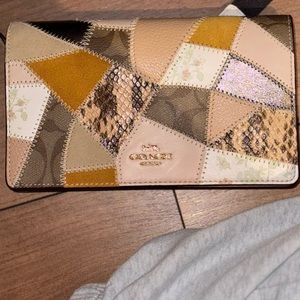Coach Hayden crossbody patchwork clutch